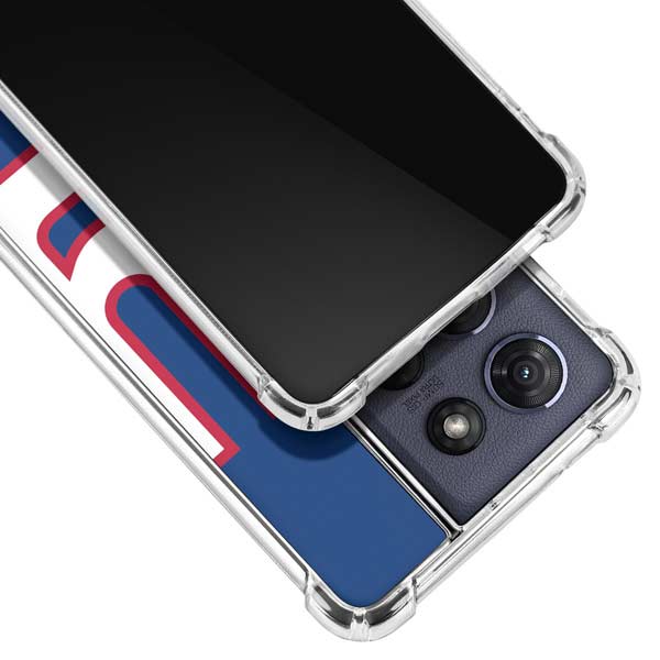 NFL New York Giants Large Logo Moto G 5G (2025) Clear Case