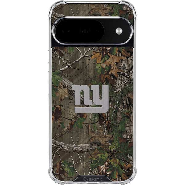 NFL New York Giants Realtree Xtra Green Camo Google Pixel 10 Clear Case