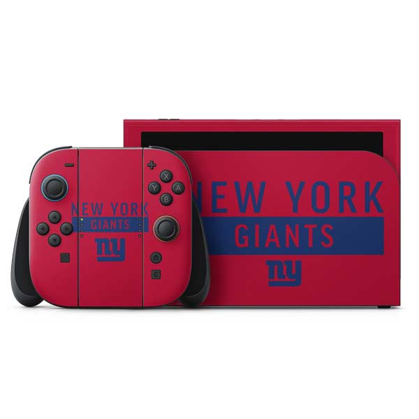 NFL New York Giants Red Performance Series Nintendo Switch 2 (2025) with Joy-Con Skin