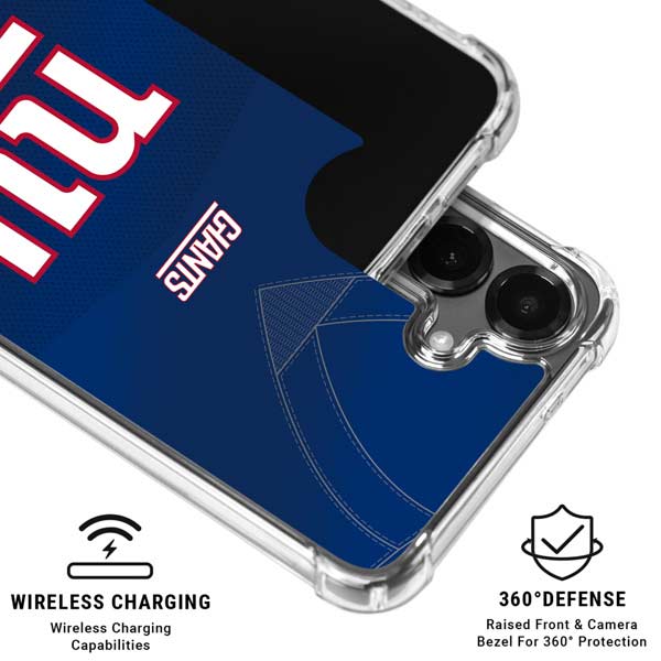 NFL New York Giants Team Jersey Galaxy S26 Clear Case