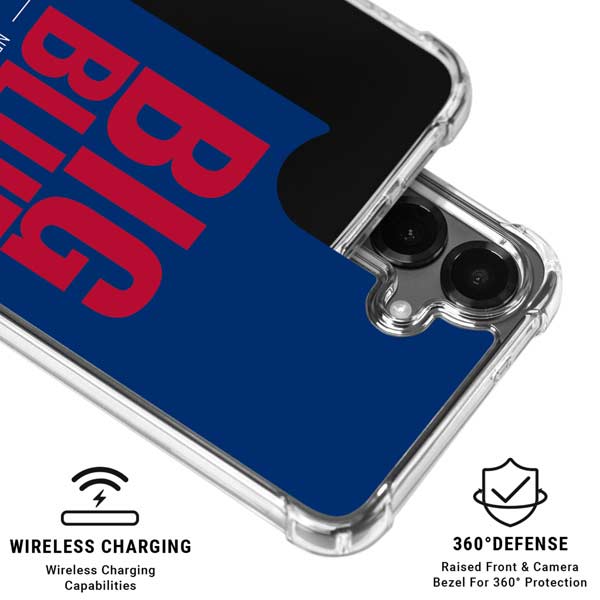 NFL New York Giants Team Motto Galaxy S26 Clear Case