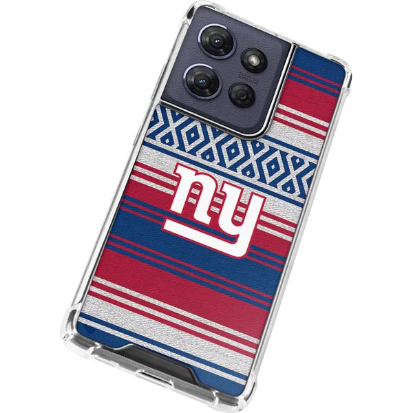 NFL New York Giants Trailblazer Moto G 5G (2025) Clear Case