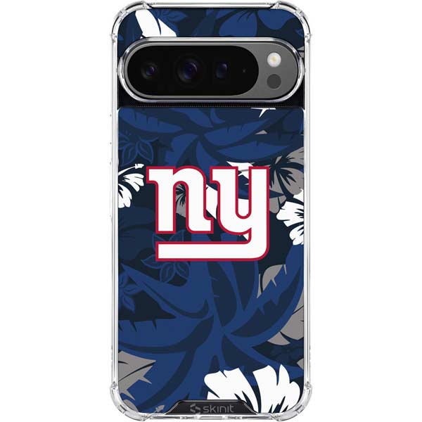 NFL New York Giants Tropical Print Google Pixel 10 Pro Clear Case