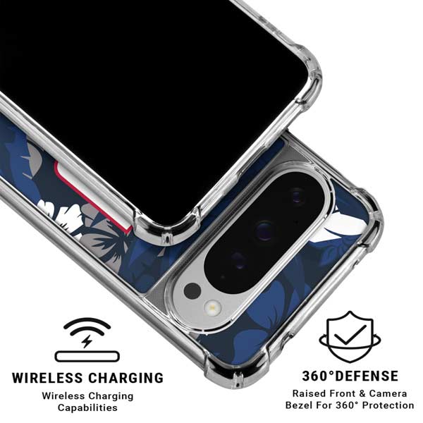 NFL New York Giants Tropical Print Google Pixel 10 Pro XL Clear Case