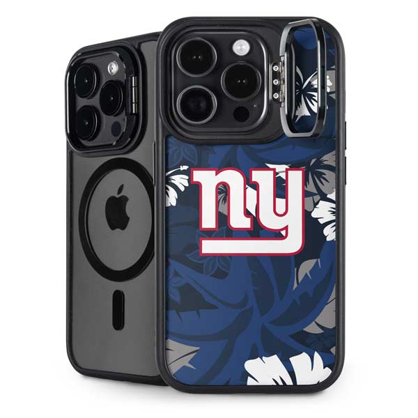 NFL New York Giants Tropical Print iPhone 14 Pro Kickstand Case
