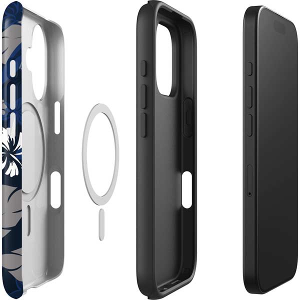 NFL New York Giants Tropical Print iPhone 16 Magsafe Impact Case