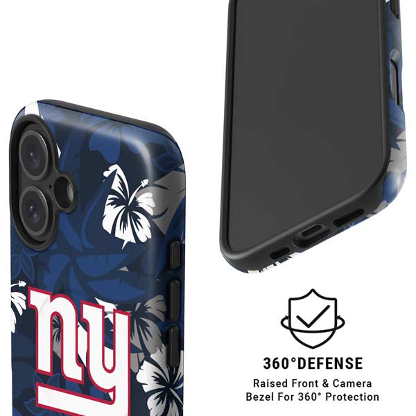 NFL New York Giants Tropical Print iPhone 16 Magsafe Impact Case