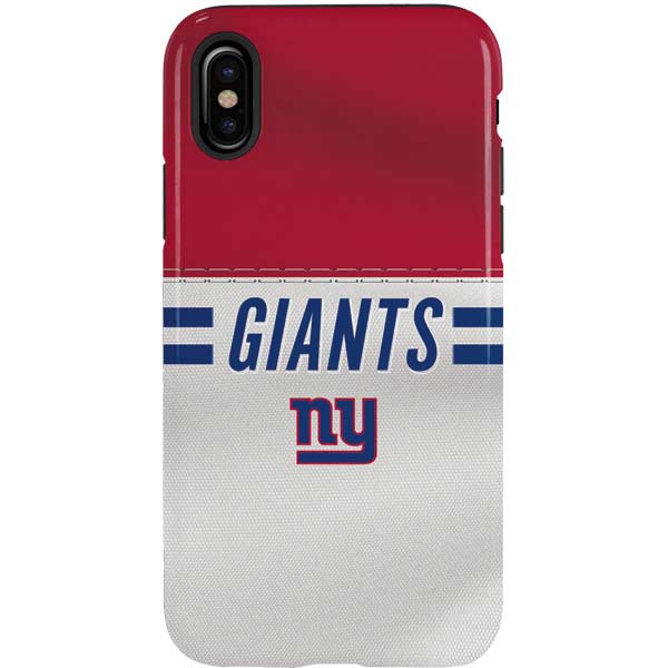 NFL New York Giants White Striped iPhone XS Pro Case