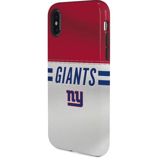 NFL New York Giants White Striped iPhone XS Pro Case