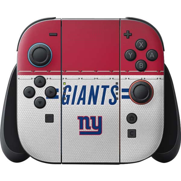NFL New York Giants White Striped Nintendo Switch 2 (2025) Joy-Con ...