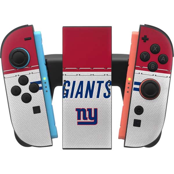NFL New York Giants White Striped Nintendo Switch 2 (2025) Joy-Con ...