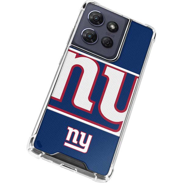 NFL New York Giants Zone Block Moto G Power 5G (2025) Clear Case