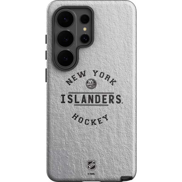 NHL New York Islanders Black Text Galaxy S26 Ultra Impact Case