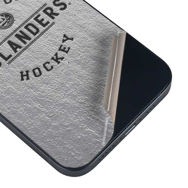 NHL New York Islanders Black Text iPhone Skins