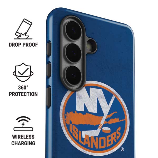 NHL New York Islanders Distressed Galaxy S26 Plus Impact Case