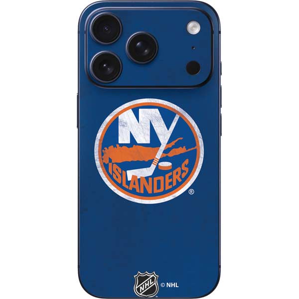 NHL New York Islanders Distressed iPhone 17 Pro Max Skin