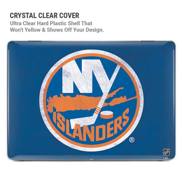 NHL New York Islanders Distressed MacBook Pro 14in (2021-24) Case plus Skin