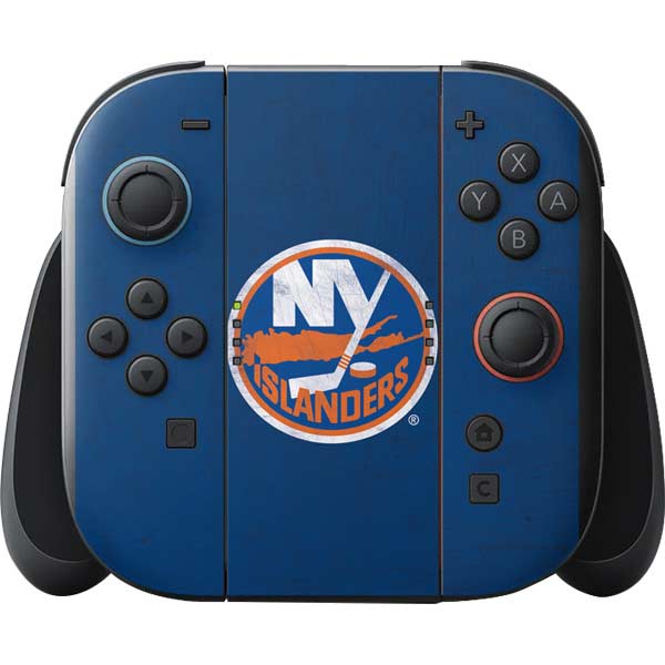 NHL New York Islanders Distressed Nintendo Switch 2 (2025) with Joy-Con Skin