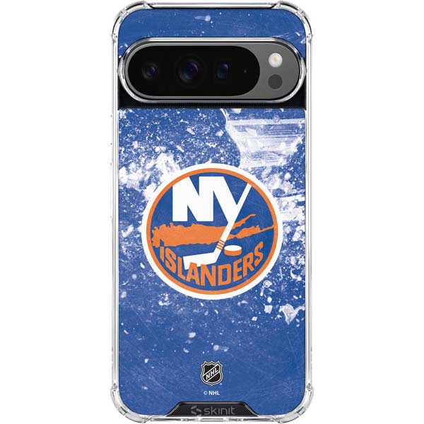 NHL New York Islanders Frozen Google Pixel 10 Pro XL Clear Case