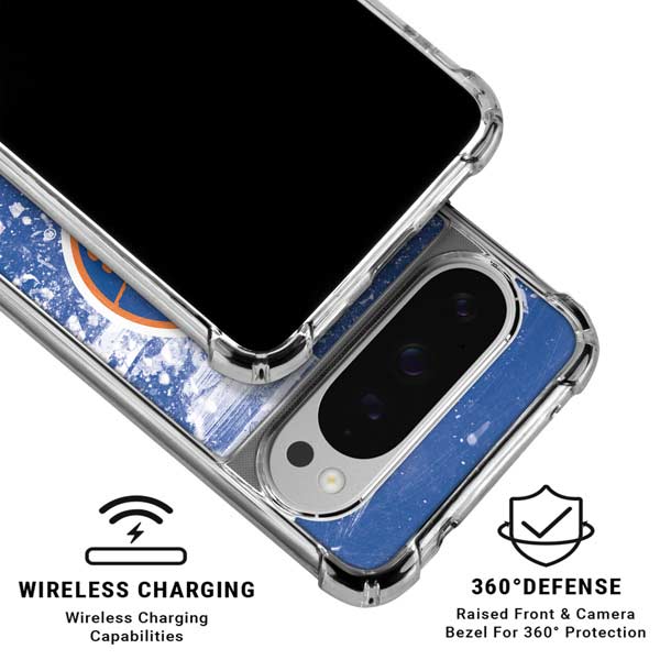 NHL New York Islanders Frozen Google Pixel 10 Pro XL Clear Case
