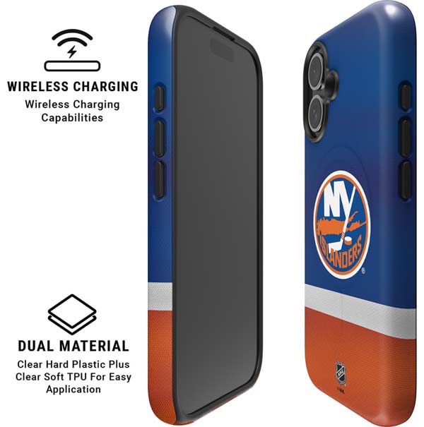 NHL New York Islanders Jersey iPhone 16 Magsafe Impact Case