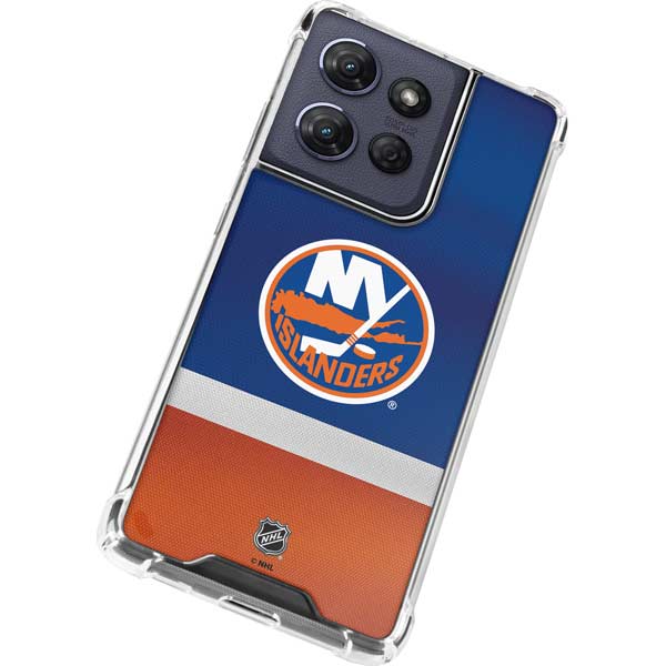 NHL New York Islanders Jersey Moto G Power 5G (2025) Clear Case