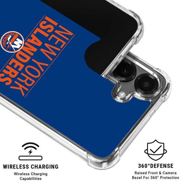 NHL New York Islanders Lineup Galaxy S26 Plus Clear Case