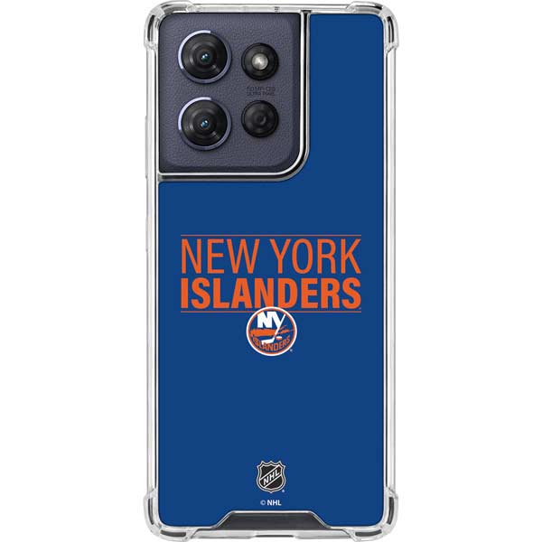 NHL New York Islanders Lineup Moto G Power 5G (2025) Clear Case