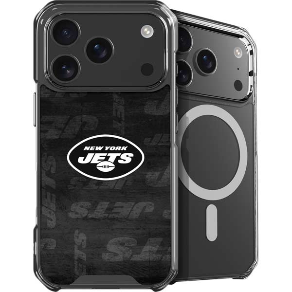 NFL New York Jets Black & White iPhone 17 Pro Max MagSafe Case