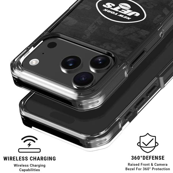 NFL New York Jets Black & White iPhone 17 Pro Max MagSafe Case