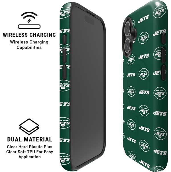 NFL New York Jets Blitz Series iPhone 16 Magsafe Impact Case