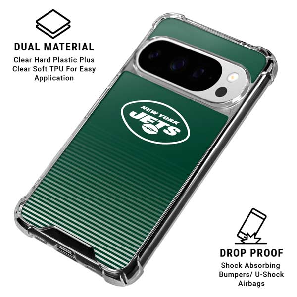 NFL New York Jets Breakaway Google Pixel 10 Pro Clear Case