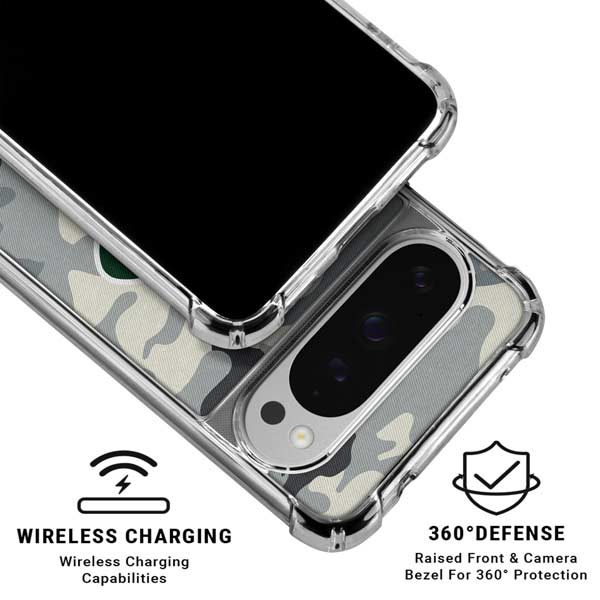 NFL New York Jets Camo Google Pixel 10 Pro XL Clear Case