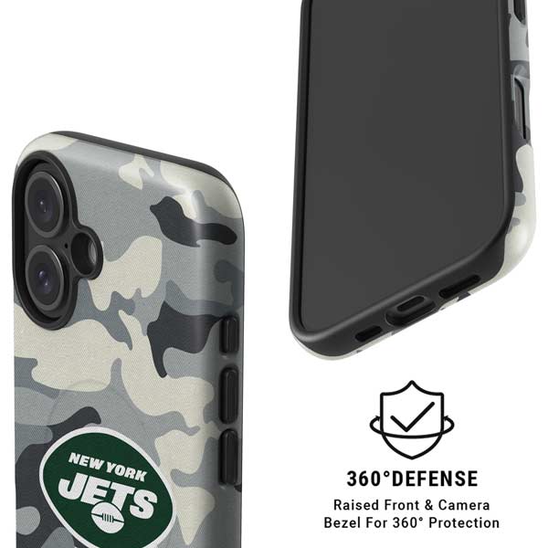 NFL New York Jets Camo iPhone 16 Plus Magsafe Impact Case