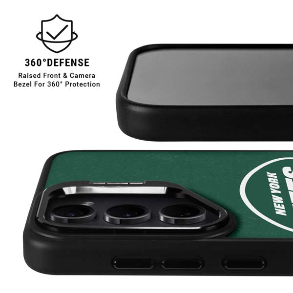 NFL New York Jets Distressed Galaxy S26 Ultra Kickstand Case