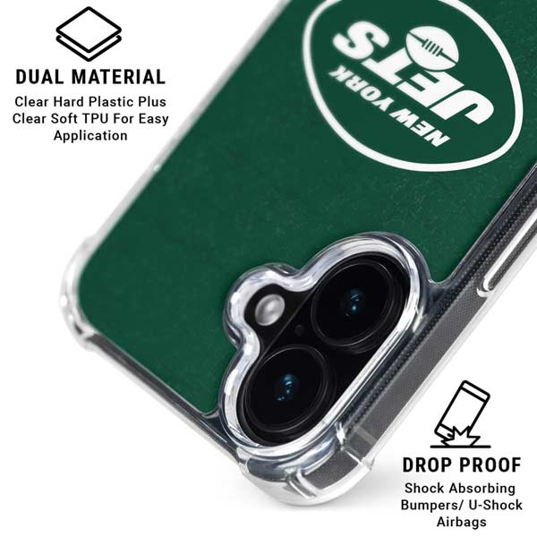 NFL New York Jets Distressed iPhone 17 MagSafe Case