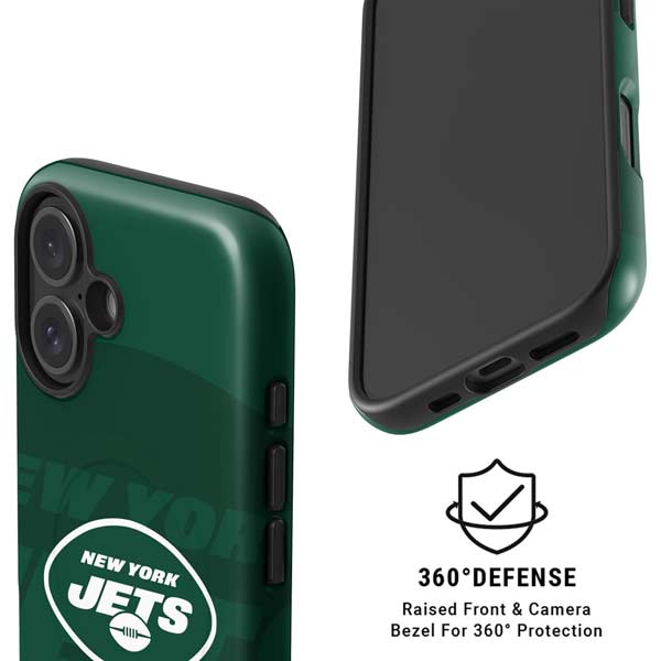 NFL New York Jets Double Vision iPhone 16 Magsafe Impact Case