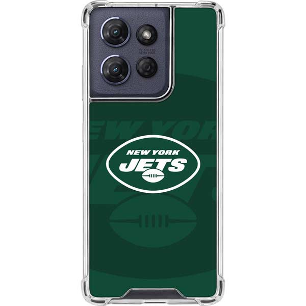 NFL New York Jets Double Vision Moto G Stylus 5G (2025) Clear Case
