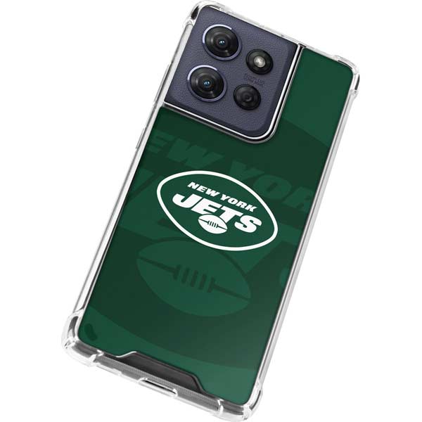 NFL New York Jets Double Vision Moto G Stylus 5G (2025) Clear Case