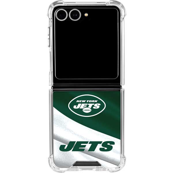 NFL New York Jets Galaxy Z Flip7 Clear Case