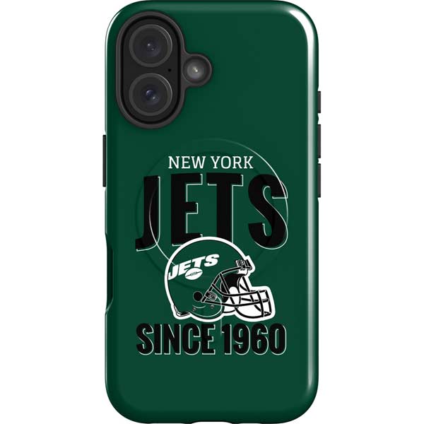 NFL New York Jets Helmet iPhone 16 Magsafe Impact Case