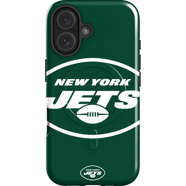 NFL New York Jets Large Logo iPhone 16 Plus Magsafe Impact Case