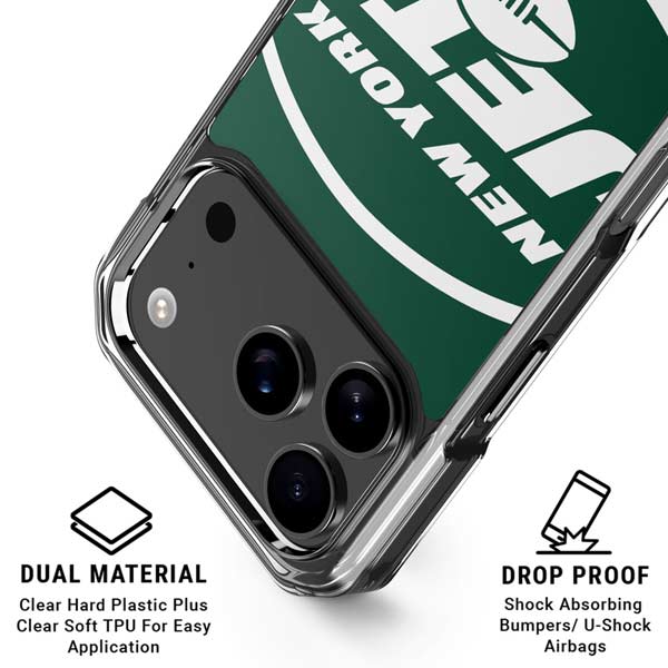 NFL New York Jets Large Logo iPhone 17 Pro MagSafe Case