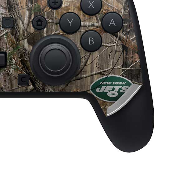 NFL New York Jets Realtree AP Camo Nintendo Switch 2 (2025) Pro Controller Skin
