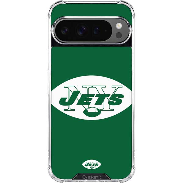 NFL New York Jets Retro Logo Google Pixel 10 Pro Clear Case