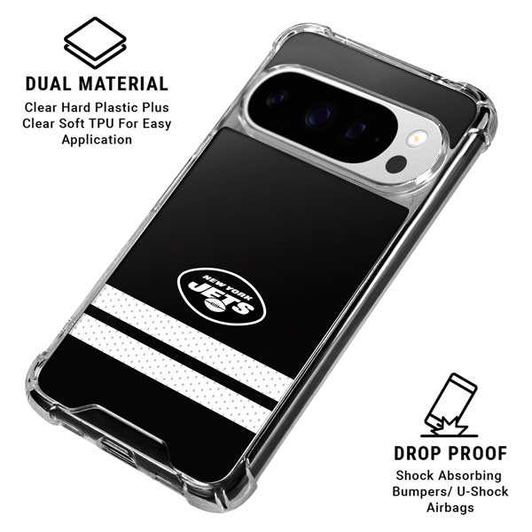 NFL New York Jets Shutout Google Pixel 10 Pro XL Clear Case