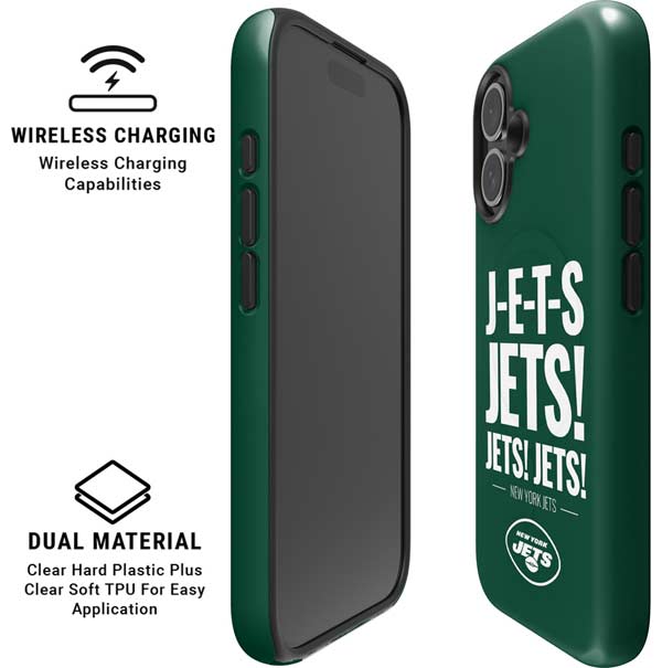 NFL New York Jets Team Motto iPhone 16 Plus Magsafe Impact Case