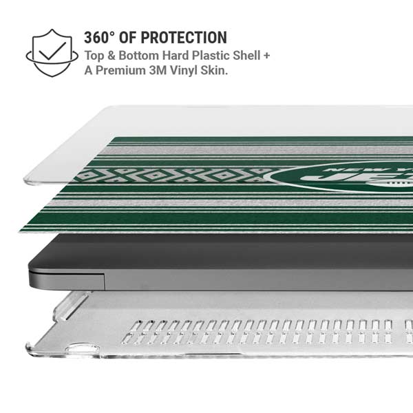 NFL New York Jets Trailblazer MacBook Pro 14in (2021-24) Case plus Skin