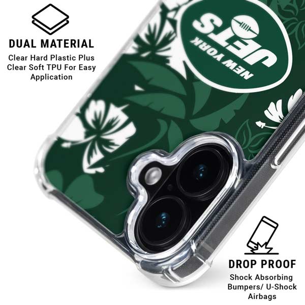 NFL New York Jets Tropical Print iPhone 17 MagSafe Case
