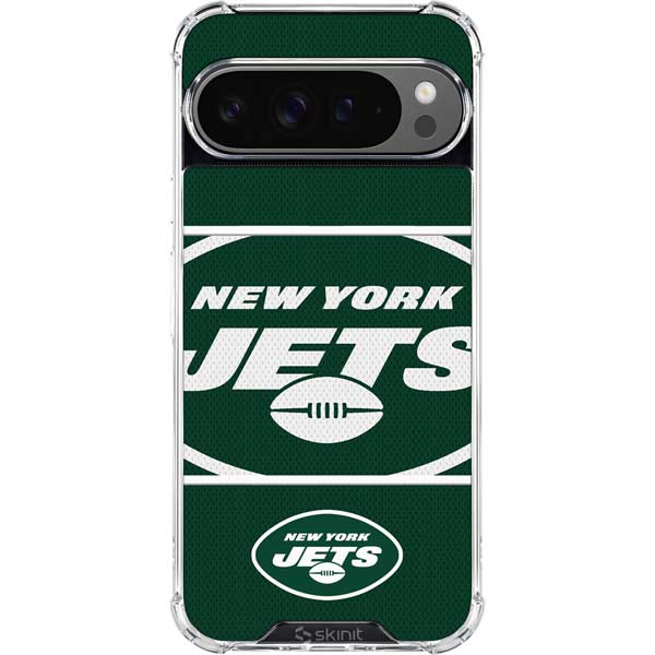 NFL New York Jets Zone Block Google Pixel 10 Pro XL Clear Case